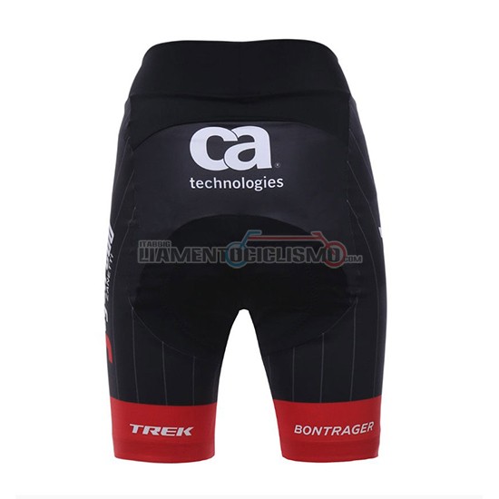 Abbigliamento Ciclismo Donne Trek Segafredo Manica Corta 2018 Rosso